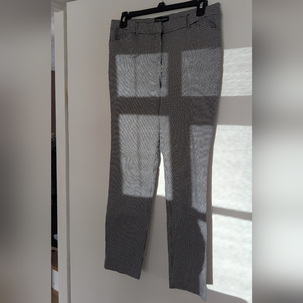Cynthia Rowley Black and White Cropped Pants